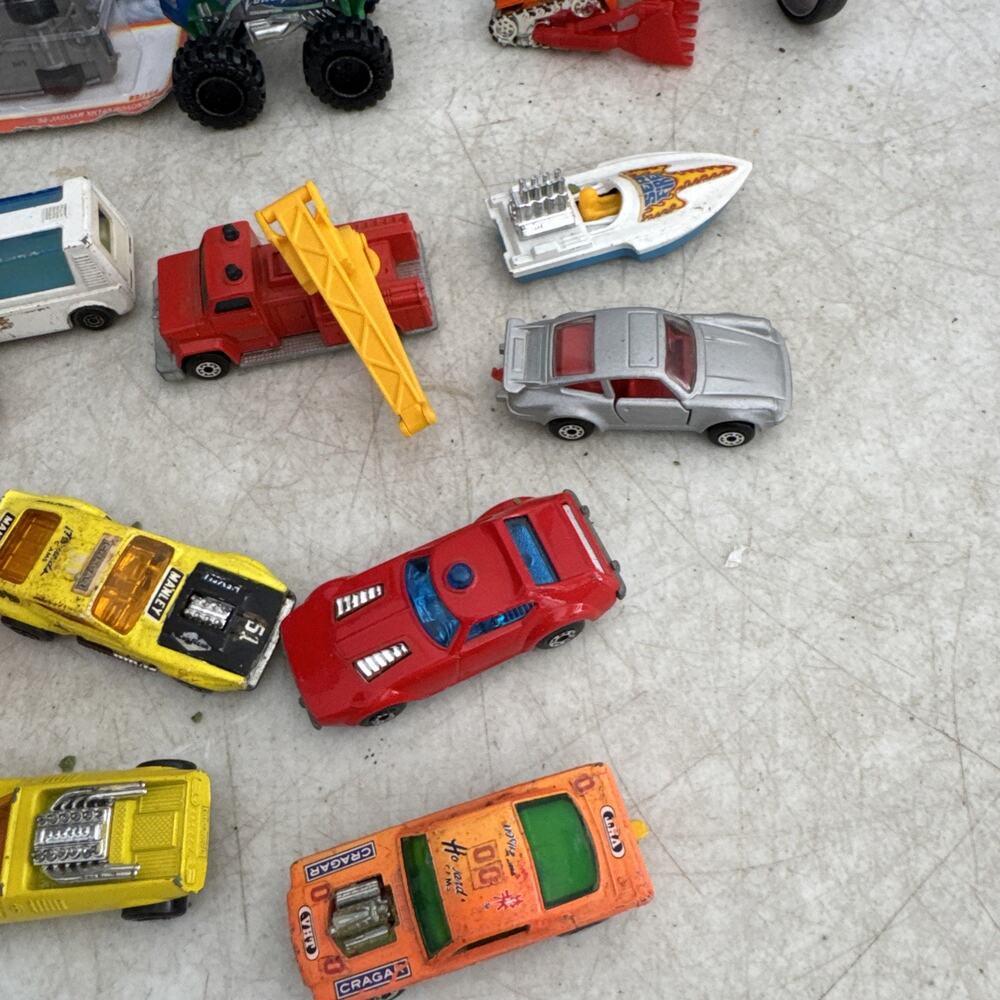 Matchbox Hot Wheels Lot Jaguar Manley Boat Motorcycle - Picture 4 of 8